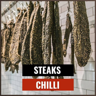 Biltong Chilli Meatomania - Steaks entiers.